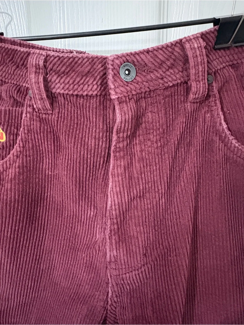 Empyre Men's Corduroy Pants in Burgundy